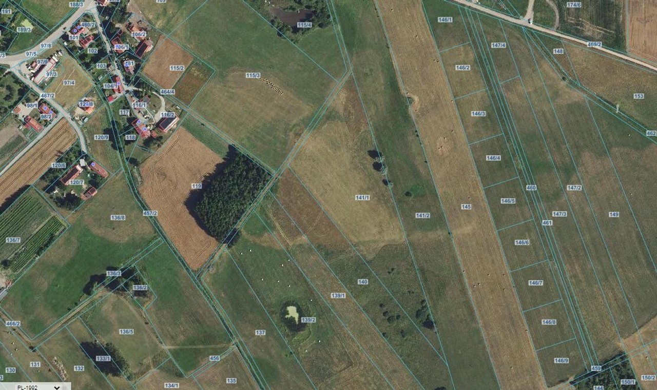 Działka bud. Siedliska gm Wydminy - Vista 2