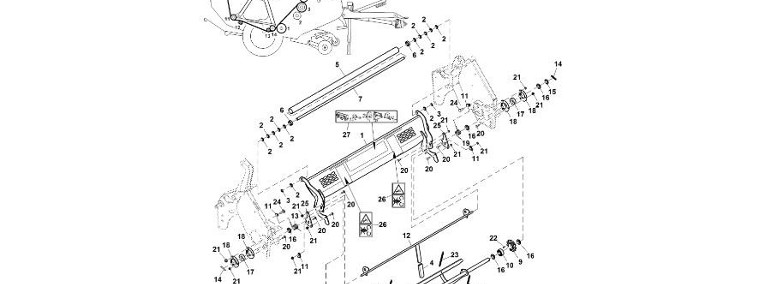 John Deere 960 - Ramię DC213367 (System owijania)-1