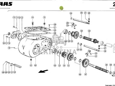 Claas Mega 208 218 Dominator Skrzynia Biegów Kompletna 0006943202 00 0694 320 2 0006498103-2
