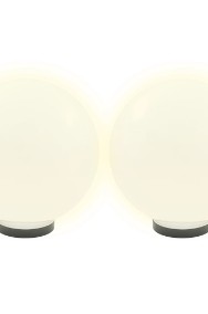vidaXL Lampy zewnętrzne LED, 2 szt., kule 30 cm, PMMA 50656-2