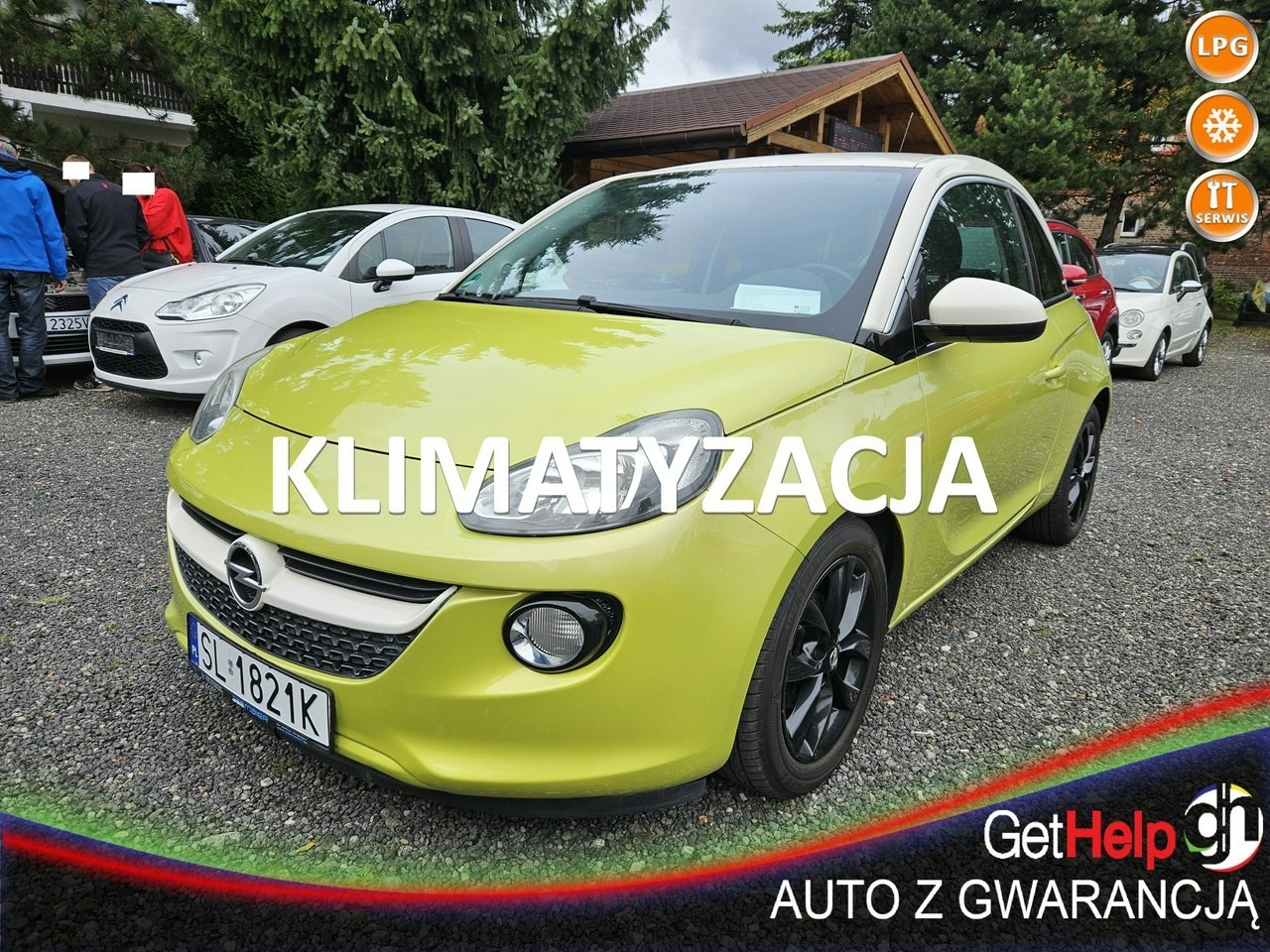 Opel Adam Instalacja gazowa fabryczna / Klimatyzacja / Tempomat