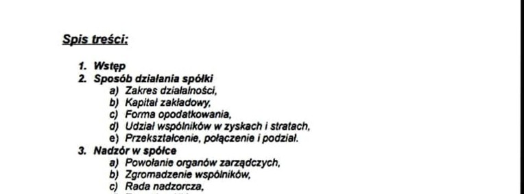 "Spółka z.o.o. - sposób działania, nadzór i odpowiedzialność w spółce" - Praca-1