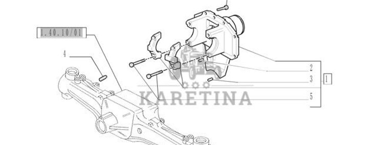 New Holland T6090 Wspornik 87523107-1