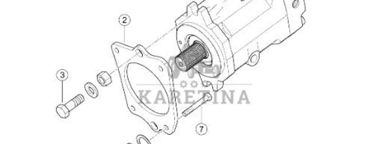 Claas Jaguar 970 - hydromotor przyrządu żniwnego 0001246861-1