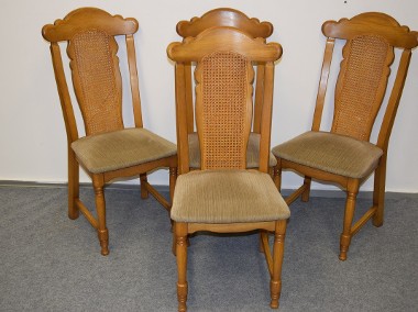 krzesła dębowe - jak nowe-1