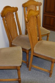 krzesła dębowe - jak nowe-2