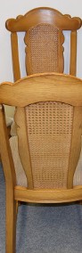 krzesła dębowe - jak nowe-4