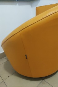 Skórzany kręcony fotel-2