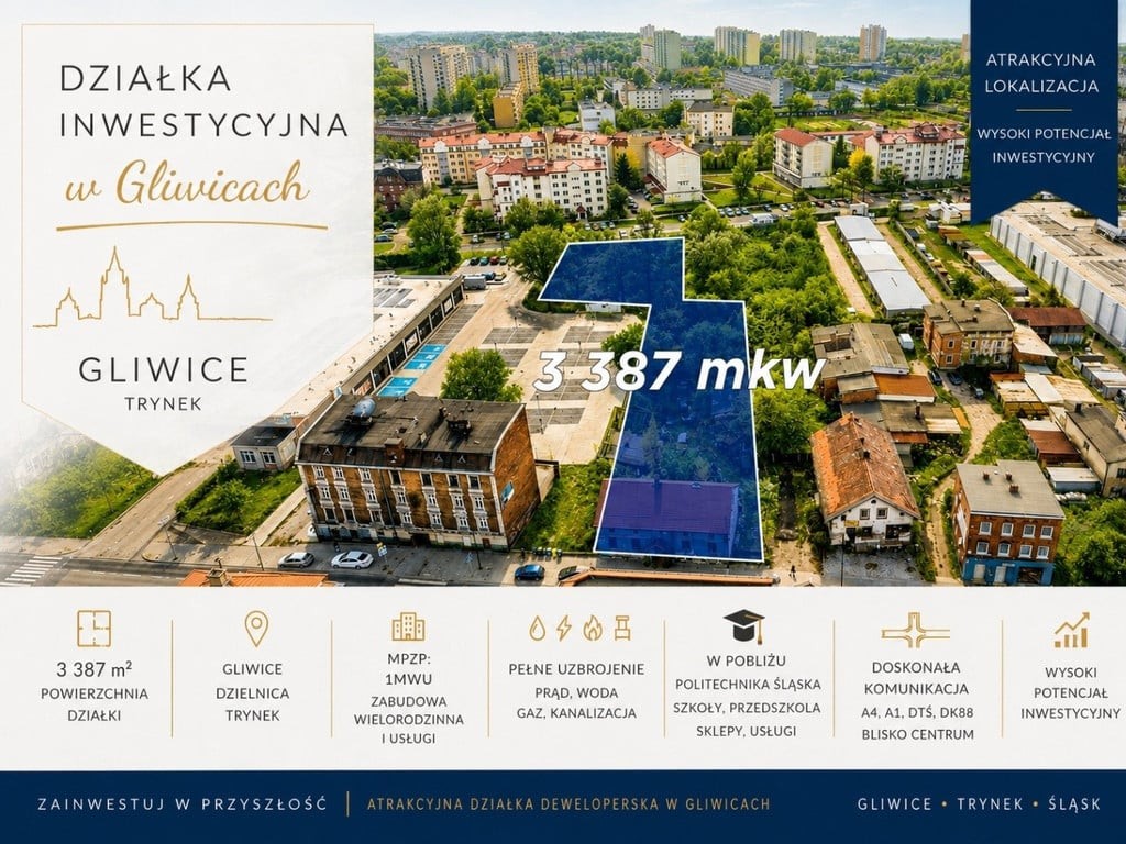 działka lub grunt na sprzedaż
