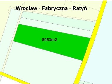 Działka inwestycyjna Wrocław Fabryczna Ratyń, ul. Sport Rekreacja Inwestycja-1