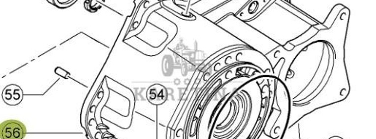 CLAAS Jaguar 970 Obudowa Przekładni Skrzyni Biegów 0007762920 0007752560-1