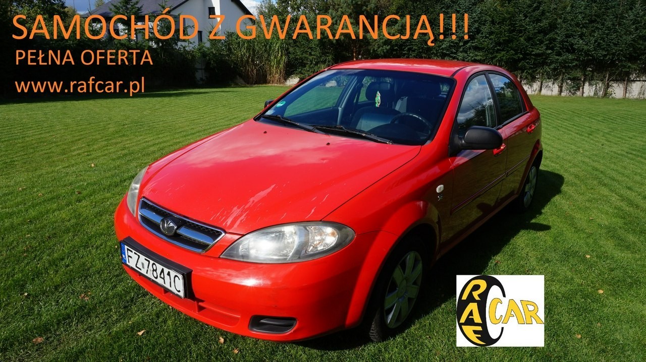 Daewoo Lacetti I zarejestrowany, ubezpieczony. Gwarancja. Polecam !!!
