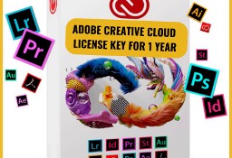 Adobe Creative Cloud Wszystkie aplikacje + klucz licencyjny