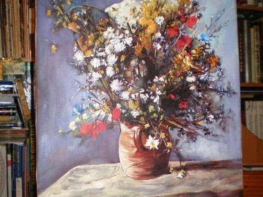 Kopia obrazu Augusta Renoira "Kwiaty" -1