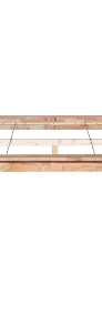 vidaXL Rama łóżka z litego drewna dębowego, 140 x 200 cm 247267-4