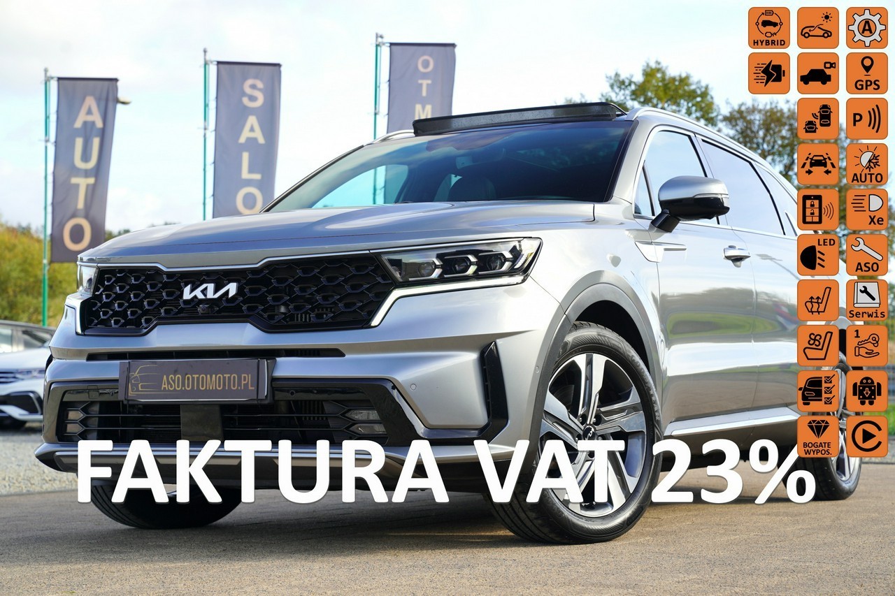 Kia Sorento III HEAD UP acc FUL LED 7-os WENTYLACJA panorama skóra kamery360 4x4 pil