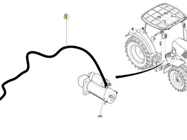 Claas Arion 550-520 650-620 - kabel wiązka elektryczna 0021503053-2