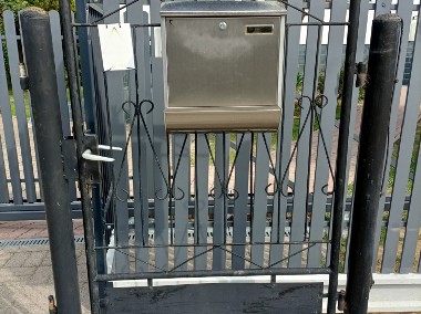 Brama ogrodzeniowa z furtką używane -1