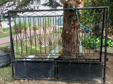 Brama ogrodzeniowa z furtką używane -2