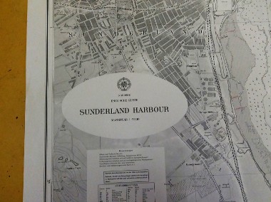 mapy morskie Niemiecka SUNDERLAND HARBOUR, 6ed1976 UNIKAT stan LUX TANIO-2