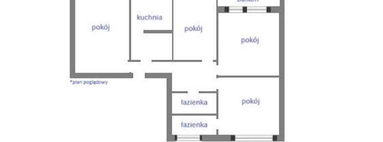 4 pokoje 2 piętro balkon 81 m2 Wioślarska-1