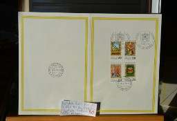 Watykan Sc 648-651  św. Stanisław + Katedra Kraków Karnet-Folder FDC