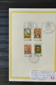 Watykan Sc 648-651  św. Stanisław + Katedra Kraków Karnet-Folder FDC-2