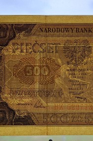 Banknot PRL 500 zł 1948 - Super stan !-2