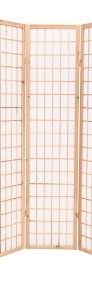 vidaXL Parawan 3-panelowy w stylu japońskim, 120x170 cm, naturalny245901-3