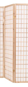 vidaXL Parawan 3-panelowy w stylu japońskim, 120x170 cm, naturalny245901-4