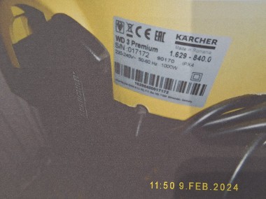 Syndyk sprzeda odkurzacz Karcher WD3 Premium, zakup ok/ 2021/2022 -2