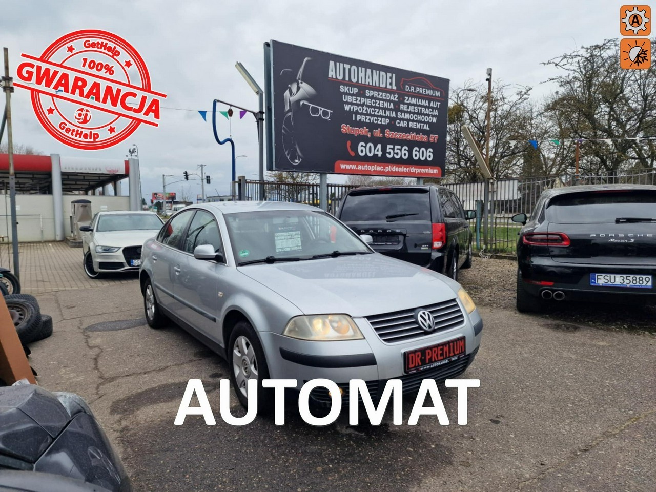 Volkswagen Passat B5 1.9 TDI 130 KM, Automat, Bluetooth, USB, AUX, Lakier Metalik, Alufel