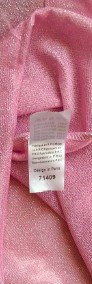 (40) Francuska, różowa, brokatowa bluzka wieczorowa z Paryża, sweter/ NOWA z metką-4