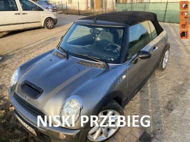 MINI Cooper I S 170KM, cabrio, skóry, symboliczny przebieg, klimatyzacja, ksenony-1