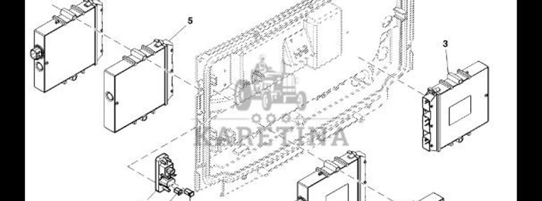 RE531808 John Deere 8345R - Elektr. moduł sterowania-1
