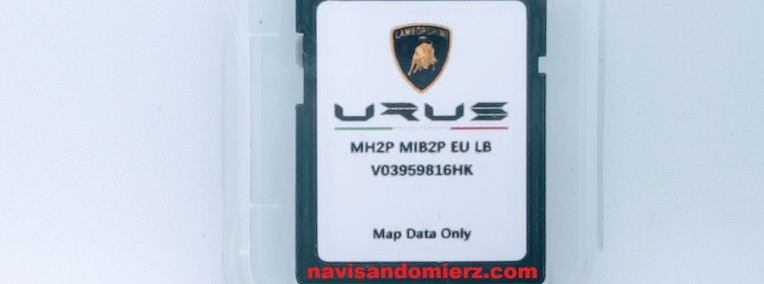 Karta SD Mapy Lamborghini URUS-1