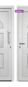 vidaXL Drzwi wejściowe zewnętrzne, białe, 88 x 190 cmSKU:279253-3