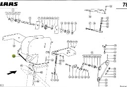 Claas Dominator 98 - głowica przenośnika 0006086871