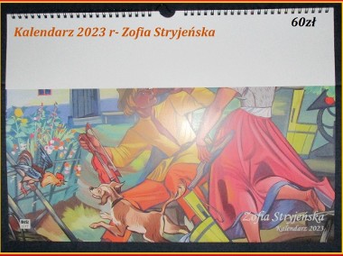Kalendarz 2023 - Zofia Stryjeńska/Stryjeńska/kalendarz ścienny/malarstwo-1