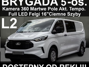 Ford Transit Transit Custom L2 136KM 5-osob Brygadowy Kamera 360 Martwe Pole Full-1