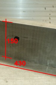 Culaga prowadnica do frezarki dolnowrzecionowej, metalowa-3