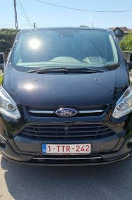 Ford Transit Custom 2.0 170km 2xdrzwi boczne/ FV23% / Kamera / El. i grzane fotele / 2xP-2
