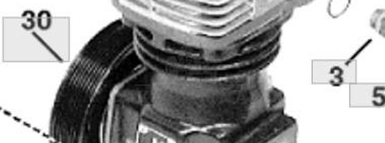 John Deere 7600 7700 7800 Sprężarka AL78940-1