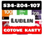 Zarejestrowane karty SIM LUBLIN Czeskie karty Aktywne REJESTRACJA KART W 5 min