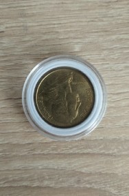 Niespotykany odwrócony awers w kapslu 20 centymów Francja-2