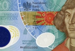  Banknot kolekcjonerski 20 złotych - Mikołaj Kopernik. Stan: UNC