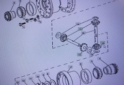 John Deere R83036/wałek zębaty/John Deere 4555/4755/4955