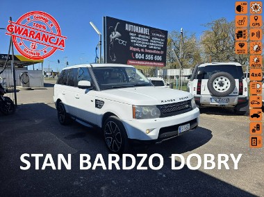 Land Rover Range Rover Sport I 5.0 Benzyna V8 510 KM, Kamery 360, Pneumatyka, Skóra, Automat, Alu-1