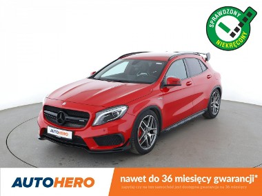 Mercedes-Benz Klasa GLA GLA45 AMG 4Matic Automat Klima Tempomat Navi Grzane Fotele BiXenon P-1