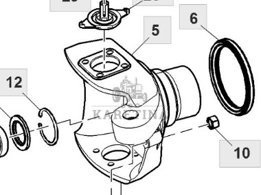 John Deere 7830 Przegub Przedniego Napędu Prawy Lewy R155627 R155628-1